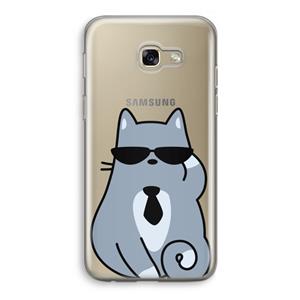 CaseCompany Cool cat: Samsung Galaxy A5 (2017) Transparant Hoesje