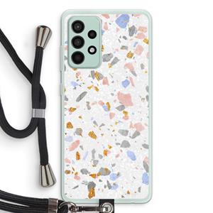 CaseCompany Terrazzo N°8: Samsung Galaxy A52s 5G Transparant Hoesje met koord