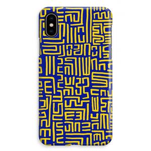 CaseCompany Majorelle Blue Print: iPhone XS Max Volledig Geprint Hoesje