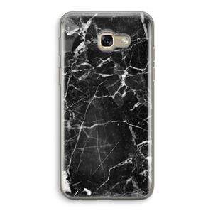 CaseCompany Zwart Marmer 2: Samsung Galaxy A5 (2017) Transparant Hoesje