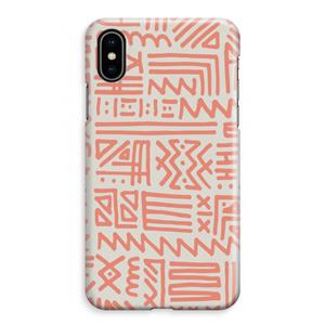 CaseCompany Marrakech Pink: iPhone XS Max Volledig Geprint Hoesje