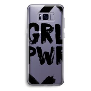 CaseCompany Girl Power #2: Samsung Galaxy S8 Transparant Hoesje