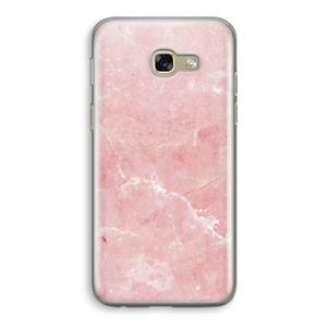 CaseCompany Roze marmer: Samsung Galaxy A5 (2017) Transparant Hoesje