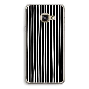 CaseCompany Stripes: Samsung Galaxy A3 (2016) Transparant Hoesje