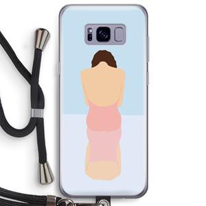 CaseCompany Mirror: Samsung Galaxy S8 Plus Transparant Hoesje met koord