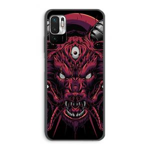 CaseCompany Hell Hound and Serpents: Xiaomi Redmi Note 10 5G Transparant Hoesje