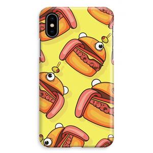 CaseCompany Hamburger: iPhone XS Max Volledig Geprint Hoesje