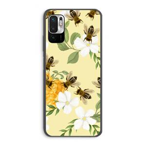 CaseCompany No flowers without bees: Xiaomi Redmi Note 10 5G Transparant Hoesje