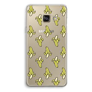 CaseCompany Bananas: Samsung Galaxy A3 (2016) Transparant Hoesje