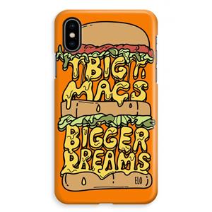 CaseCompany Big Macs Bigger Dreams: iPhone XS Max Volledig Geprint Hoesje