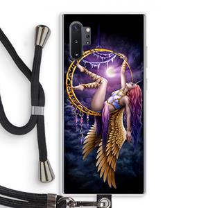 CaseCompany Aerial Angel: Samsung Galaxy Note 10 Plus Transparant Hoesje met koord