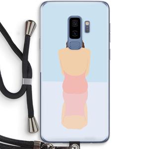 CaseCompany Mirror: Samsung Galaxy S9 Plus Transparant Hoesje met koord