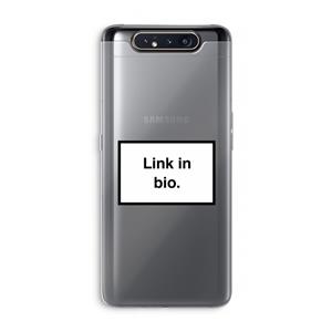 CaseCompany Link in bio: Samsung Galaxy A80 Transparant Hoesje