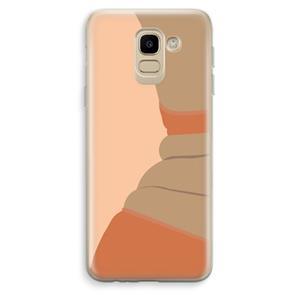CaseCompany Bikini: Samsung Galaxy J6 (2018) Transparant Hoesje
