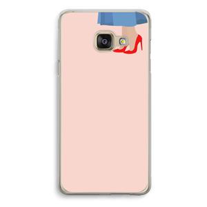 CaseCompany High heels: Samsung Galaxy A3 (2016) Transparant Hoesje