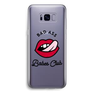 CaseCompany Badass Babes Club: Samsung Galaxy S8 Transparant Hoesje