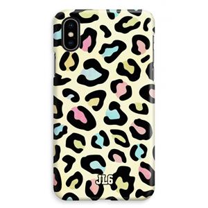 CaseCompany Leopard pattern: iPhone XS Max Volledig Geprint Hoesje