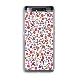 CaseCompany Planets Space: Samsung Galaxy A80 Transparant Hoesje