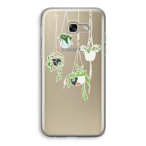 CaseCompany Hang In There: Samsung Galaxy A5 (2017) Transparant Hoesje