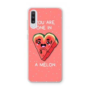 CaseCompany One In A Melon: Samsung Galaxy A70 Transparant Hoesje
