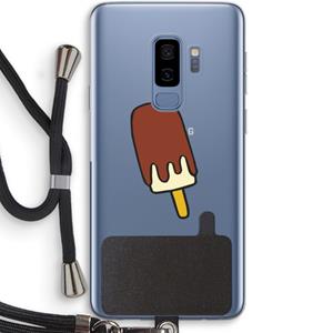 CaseCompany Frisco: Samsung Galaxy S9 Plus Transparant Hoesje met koord