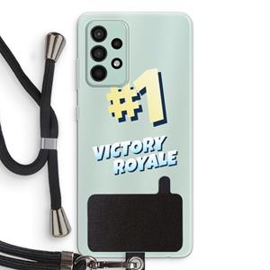 CaseCompany Victory Royale: Samsung Galaxy A52s 5G Transparant Hoesje met koord