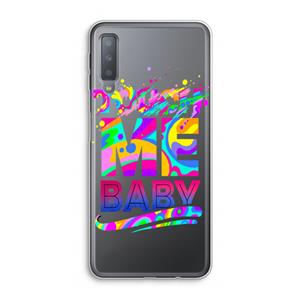 CaseCompany Touch Me: Samsung Galaxy A7 (2018) Transparant Hoesje