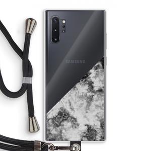 CaseCompany Onweer: Samsung Galaxy Note 10 Plus Transparant Hoesje met koord