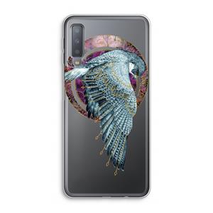 CaseCompany Golden Falcon: Samsung Galaxy A7 (2018) Transparant Hoesje