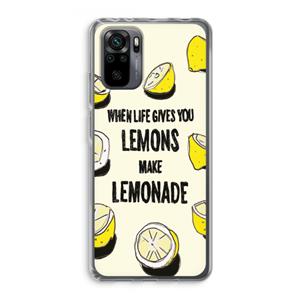 CaseCompany Lemonade: Xiaomi Redmi Note 10 Pro Transparant Hoesje