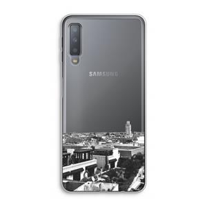CaseCompany Marrakech Skyline : Samsung Galaxy A7 (2018) Transparant Hoesje