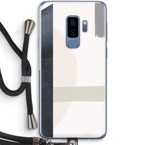 CaseCompany Baca: Samsung Galaxy S9 Plus Transparant Hoesje met koord