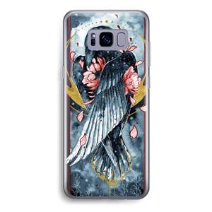 CaseCompany Golden Raven: Samsung Galaxy S8 Transparant Hoesje