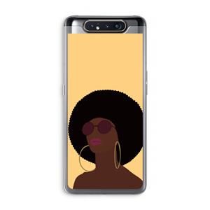 CaseCompany Golden hour: Samsung Galaxy A80 Transparant Hoesje