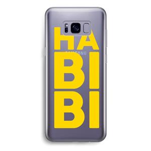 CaseCompany Habibi Blue: Samsung Galaxy S8 Transparant Hoesje