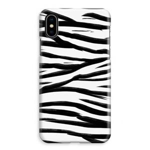 CaseCompany Zebra pattern: iPhone XS Max Volledig Geprint Hoesje