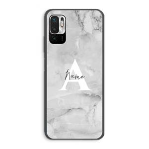 CaseCompany Ivory Marble: Xiaomi Redmi Note 10 5G Transparant Hoesje
