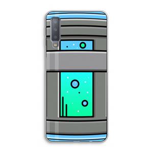 CaseCompany Chug Bottle: Samsung Galaxy A7 (2018) Transparant Hoesje