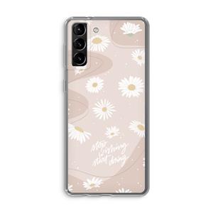 CaseCompany Daydreaming becomes reality: Samsung Galaxy S21 Plus Transparant Hoesje