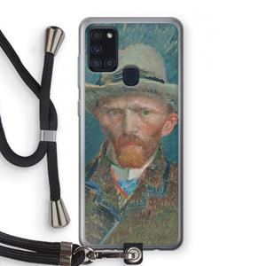 CaseCompany Van Gogh: Samsung Galaxy A21s Transparant Hoesje met koord
