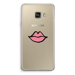 CaseCompany Kusje: Samsung Galaxy A3 (2016) Transparant Hoesje
