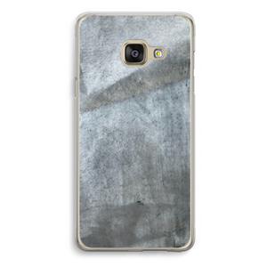 CaseCompany Grey Stone: Samsung Galaxy A3 (2016) Transparant Hoesje