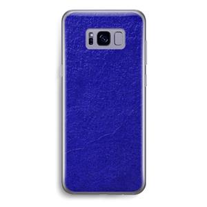 CaseCompany Majorelle Blue: Samsung Galaxy S8 Transparant Hoesje