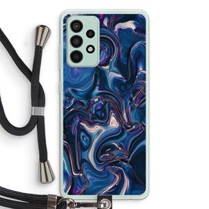 CaseCompany Mirrored Mirage: Samsung Galaxy A52s 5G Transparant Hoesje met koord
