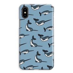 CaseCompany Narwhal: iPhone XS Max Volledig Geprint Hoesje