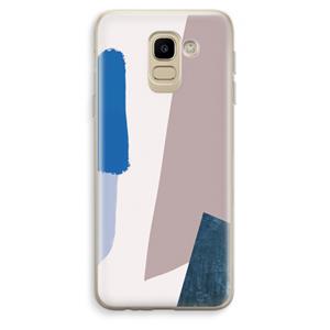 CaseCompany Lapis: Samsung Galaxy J6 (2018) Transparant Hoesje