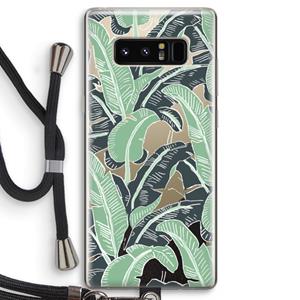 CaseCompany This Sh*t Is Bananas: Samsung Galaxy Note 8 Transparant Hoesje met koord