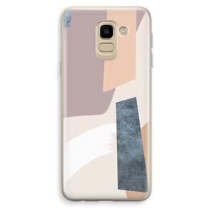 CaseCompany Luca: Samsung Galaxy J6 (2018) Transparant Hoesje