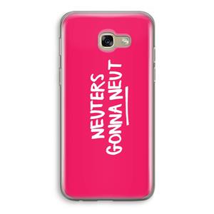 CaseCompany Neuters (roze): Samsung Galaxy A5 (2017) Transparant Hoesje