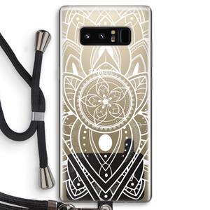 CaseCompany It's Complicated: Samsung Galaxy Note 8 Transparant Hoesje met koord